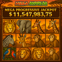 SlotMonster - Mega Moolah Spilleautomat - Progressive Jackpot